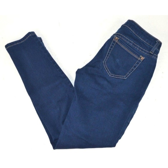 Red Camel Ultra Low Skinny Blue Jeans - Picture 1 of 8